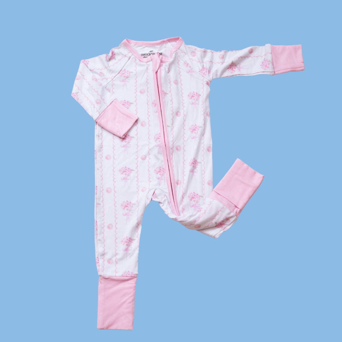 Pink romper pajamas hotsell